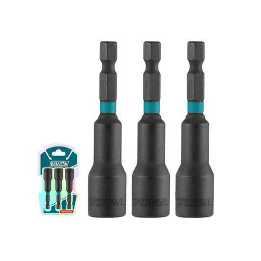 TOTAL 3 Pcs Magnetic Nut set 12mm -TAC271231