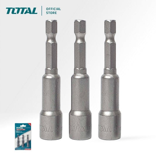 TOTAL 3 Pcs magnetic nut set 8mm -TAC270831
