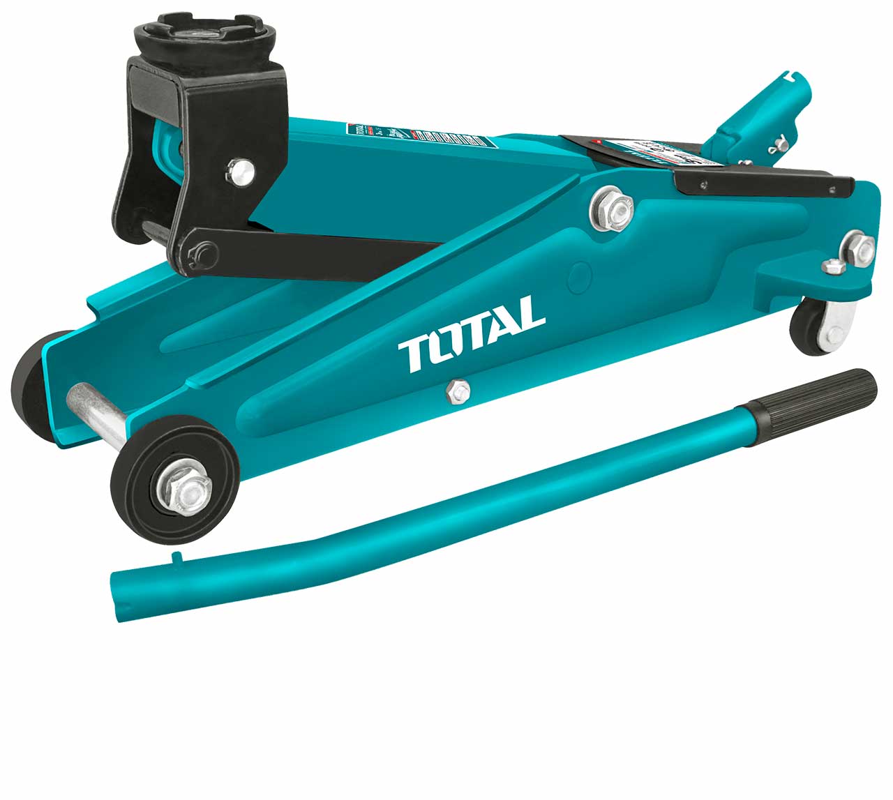 TOTAL THT10834 3 Ton Hydraulic Floor Jack | Dual Pump Fast Lift Garage Trolley Jack 85-515mm