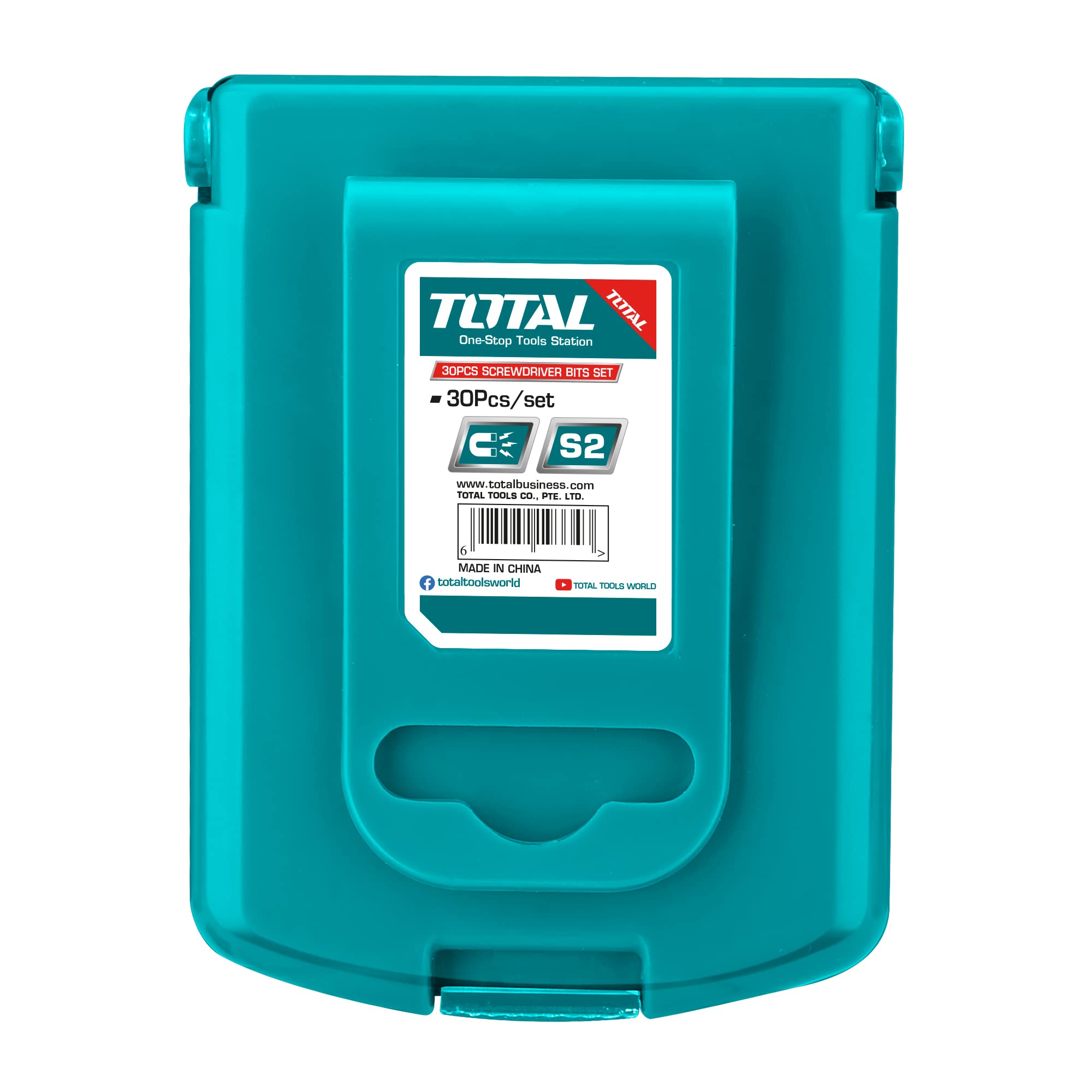 TOTAL 30 Pcs Bits Set, 25mm, S2