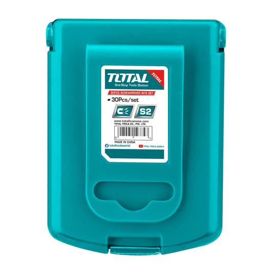 TOTAL 30 Pcs Bits Set, 25mm, S2