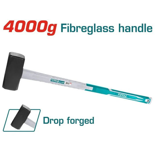 TOTAL 4 kg Stone Hammer, Durable High-Impact