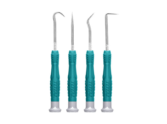 TOTAL 4 Pcs Pick and Hook Set Straight Pick ,full Hook,45Â°,90Â° Pick -TPHSK0401