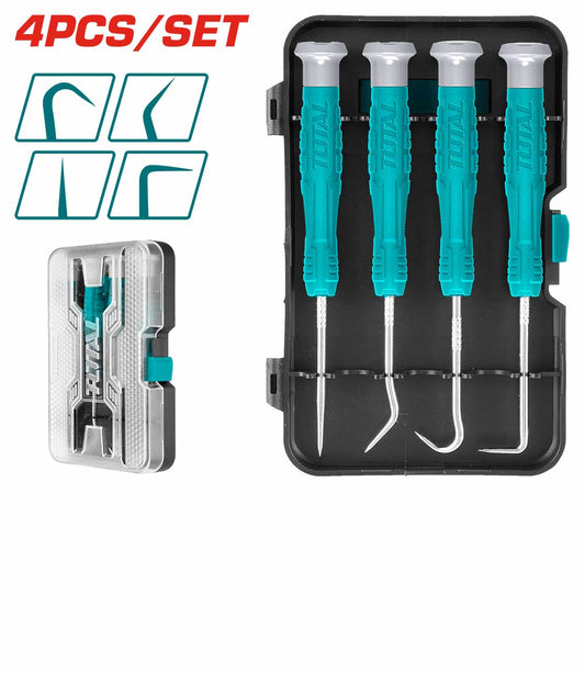 TOTAL 4 Pcs Pick and Hook Set Straight Pick ,full Hook,45Â°,90Â° Pick -TPHSK0401