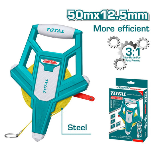 TOTAL 50m X 12.5mm Steel Measuring tape