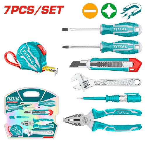 TOTAL 7 Pcs Hand Tools Set - THKTHP90076