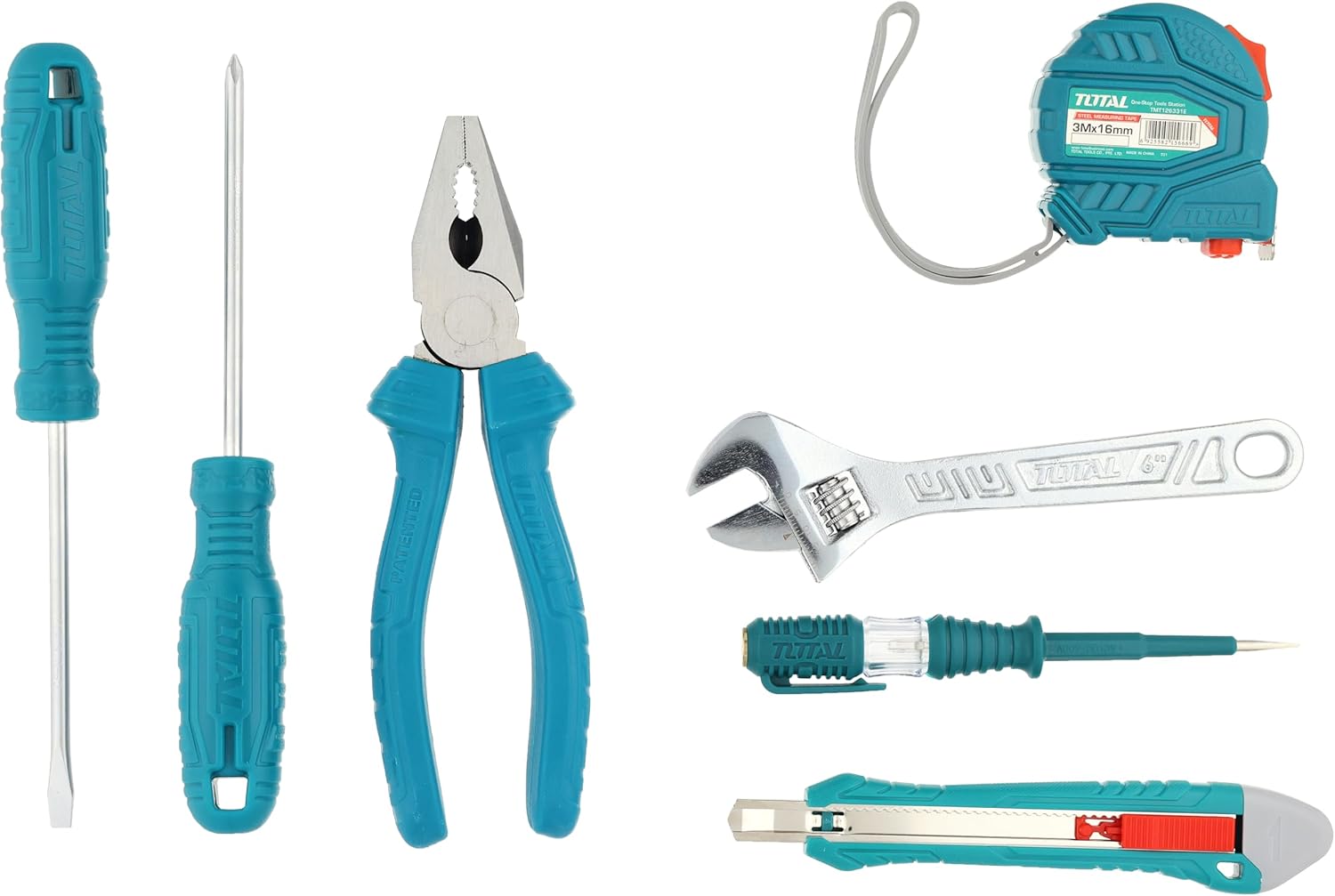 TOTAL 7 Pcs Hand Tools Set - THKTHP90076