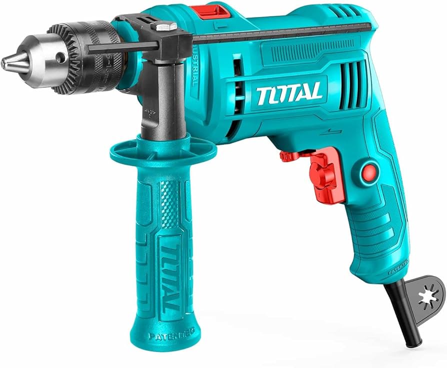 TOTAL TG1071366 Impact Drill 710W 13mm – Variable Speed Hammer Drill with Forward/Reverse Function