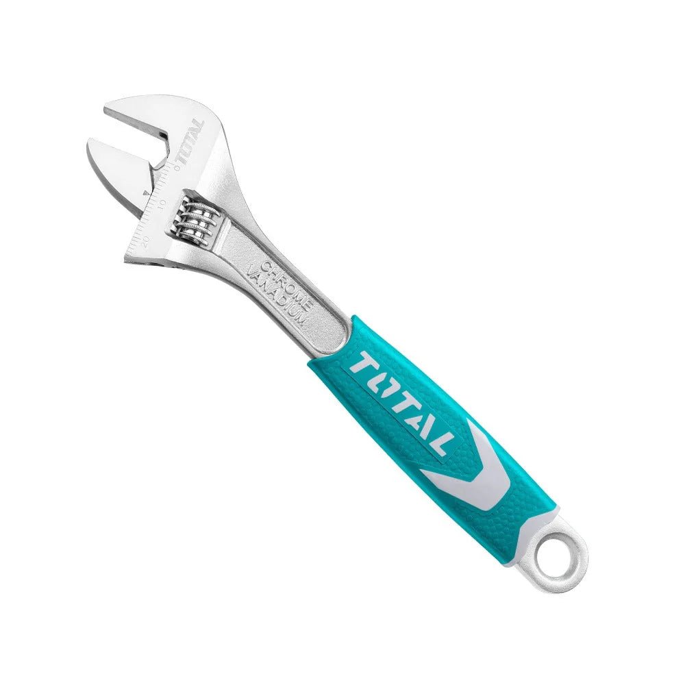 TOTAL Adjustable Wrench 8" with Style Handle- THT101086