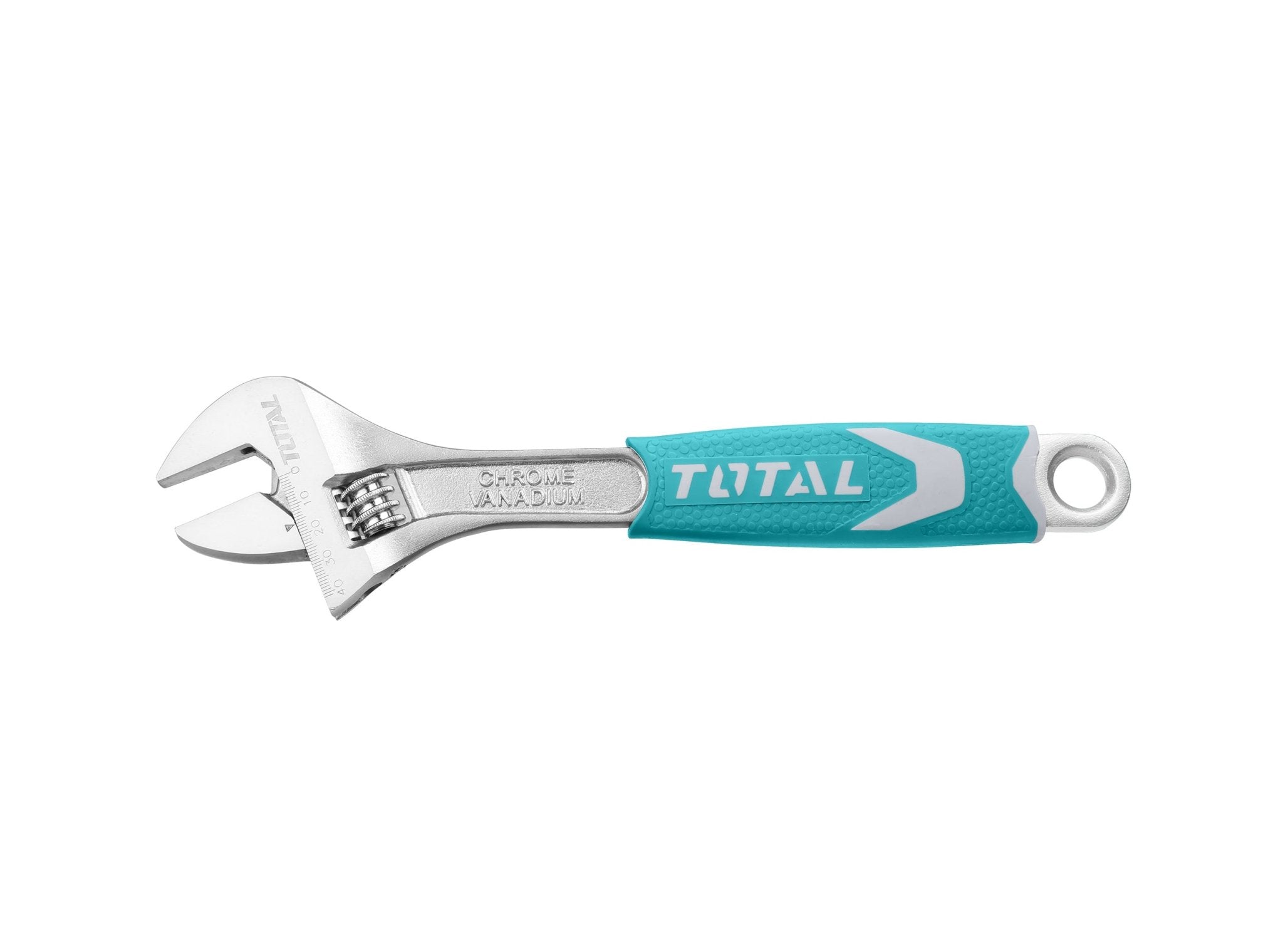TOTAL Adjustable Wrench 8" with Style Handle- THT101086