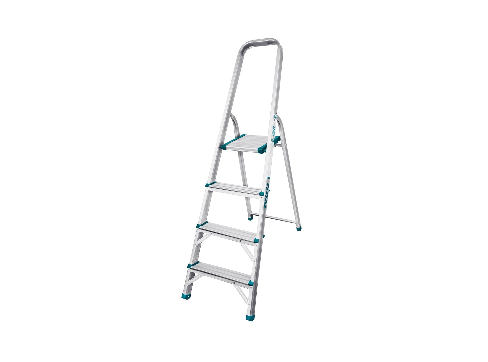 TOTAL Aluminum Ladder 4 Steps -THLAD06041
