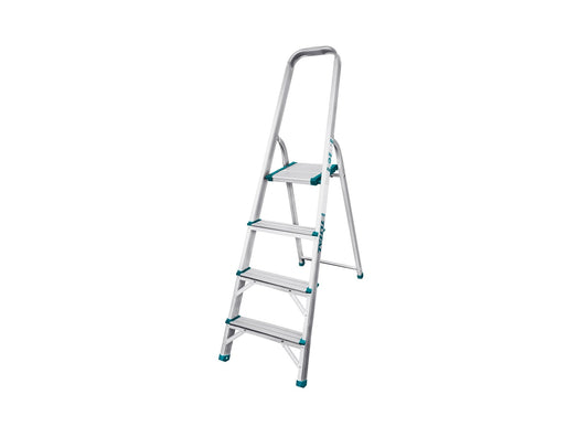 TOTAL Aluminum Ladder 4 Steps -THLAD06041