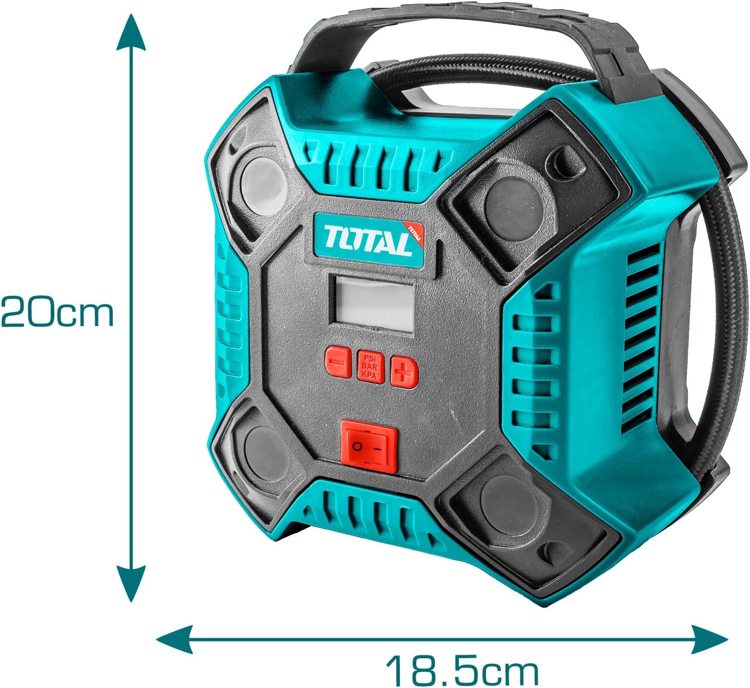 TOTAL Auto Air Compressor 12V 160PSI TTAC1601