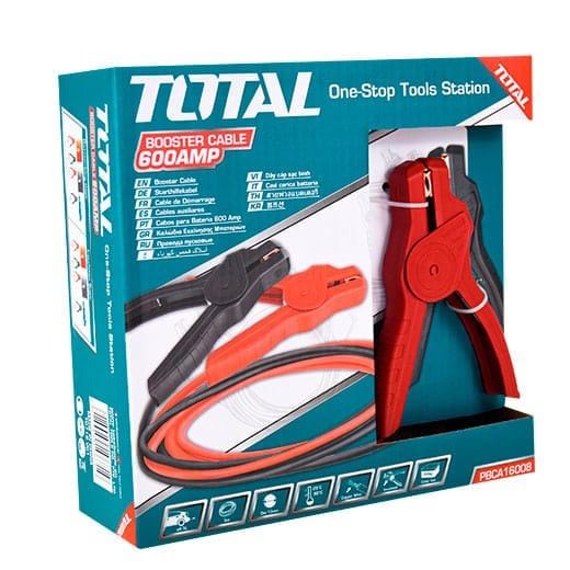 TOTAL Booster Cable with Lamp 600AMPS