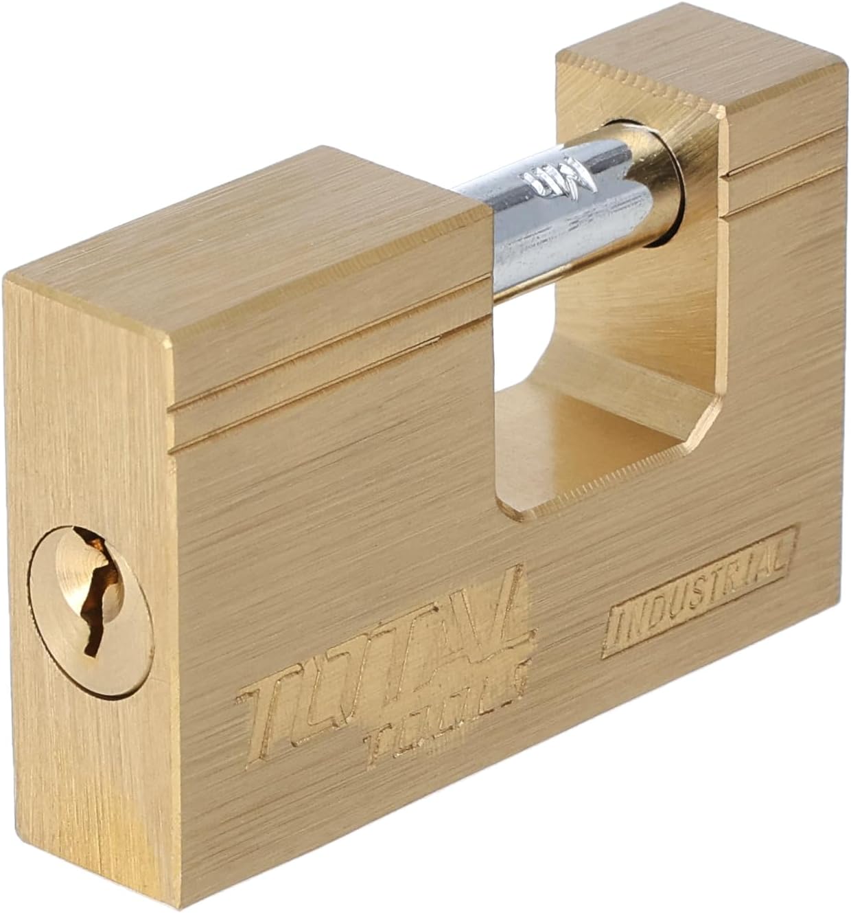 TOTAL BRASS BLOCK PADLOCK 60mm -TLK32603