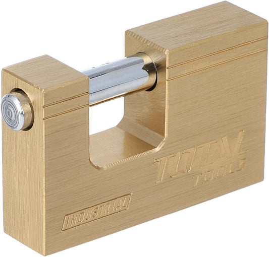 TOTAL BRASS BLOCK PADLOCK 60mm -TLK32603