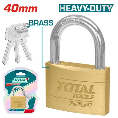 TOTAL BRASS PADLOCK 40mm -TLK32402