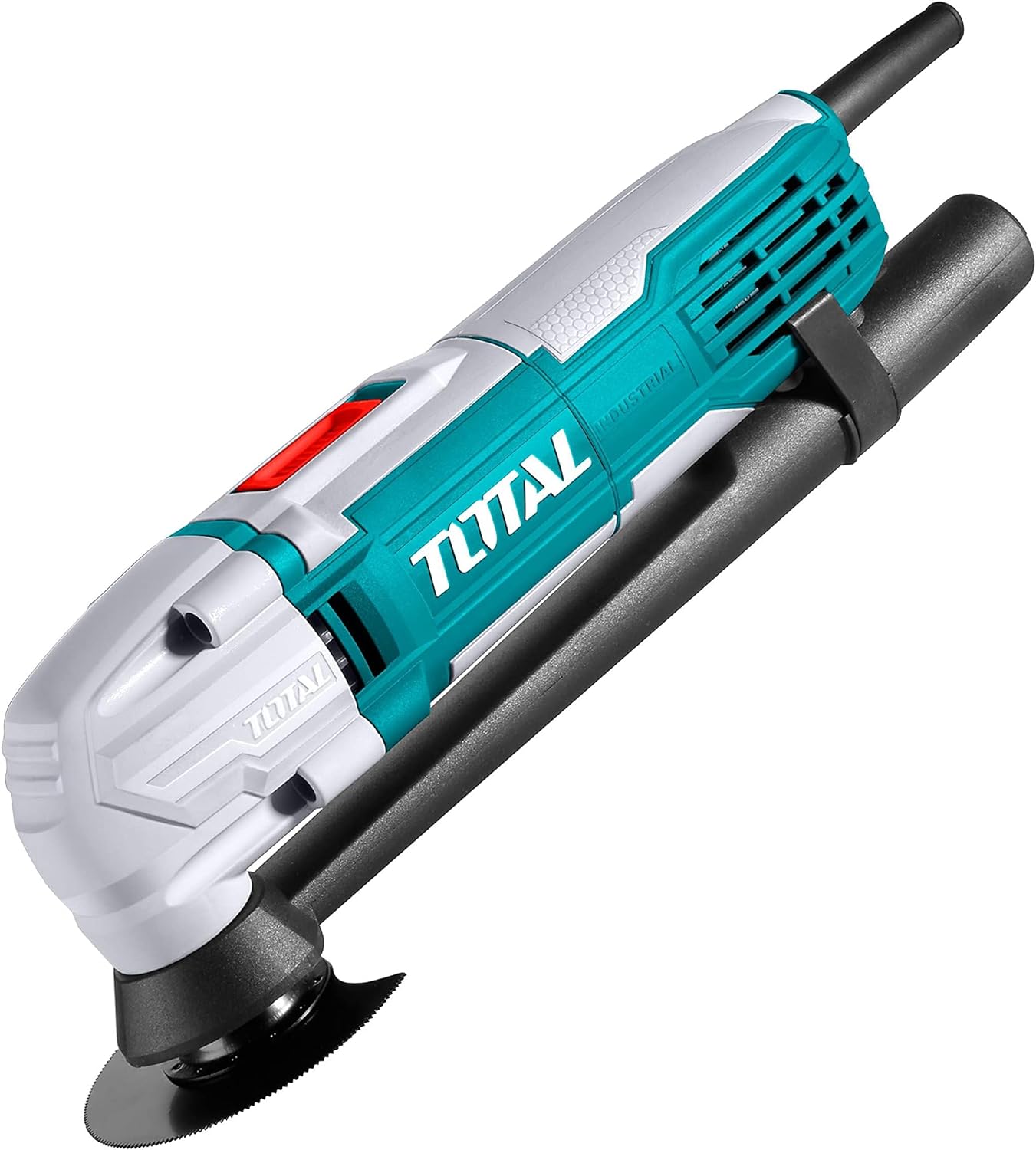 TOTAL TS3006 Multi-Function Tool 300W Variable Speed Oscillating Tool, Multi-Purpose Saw, Sander, Scraper & Cutter with Accessories
