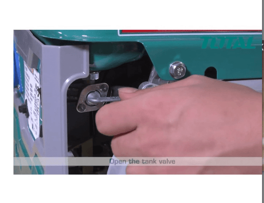 TOTAL Gasoline Generator 800W Max, 650W Rated, 2-Stroke Engine, Portable Petrol Generator with Automatic Circuit Breaker