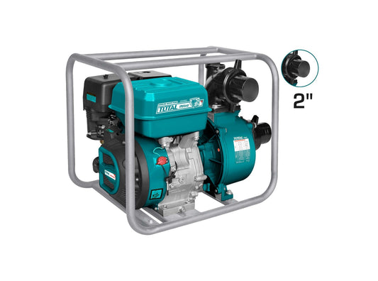 TOTAL TP3202 2 Inch Gasoline Water Pump 7HP, 208cc 4-Stroke Engine, 550L/min High Flow Irrigation & Water Transfer Pump