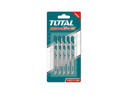 TOTAL Jig saw blade for metal 5pcs 50mm -TAC51118A