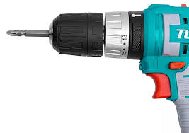 TOTAL TIDLI20145 Cordless Impact Drill 20V 45Nm with 2 Batteries, Charger & Carrying Case
