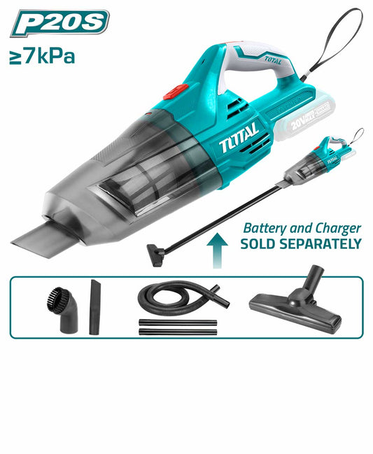 TOTAL Lithium Ion Vacuum Cleaner 20V 0.7L TVLI2001