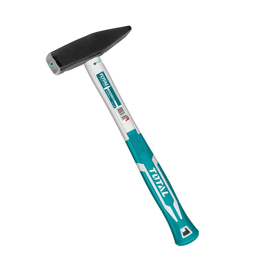 TOTAL Machinist Hammer 1000g, Forged Carbon Steel Head, Ergonomic Grip