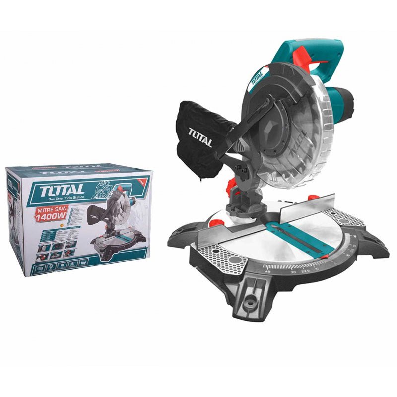TOTAL TS42142101 Professional Mitre Saw 1400W 210mm (8-1/4") Wood Cutting Machine