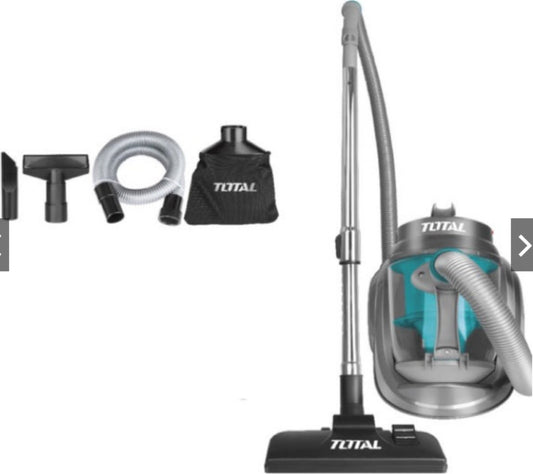 TOTAL Multi-Cyclone Vacuum Cleaner 2000W, HEPA Filter, 2.5L Capacity