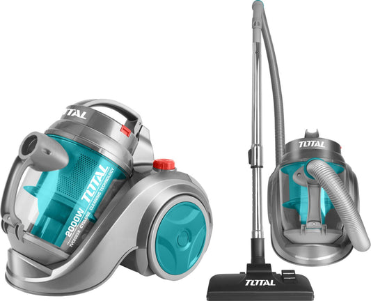 TOTAL Multi-Cyclone Vacuum Cleaner 2000W, HEPA Filter, 2.5L Capacity