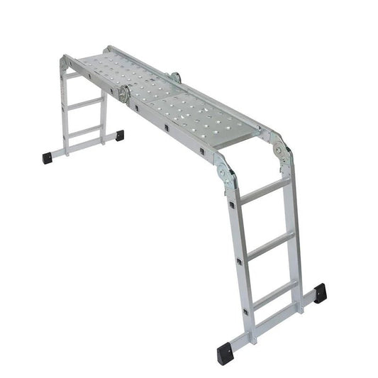 TOTAL Multi Purpose Aluminum Ladder 4*3 steps -THLAD04431