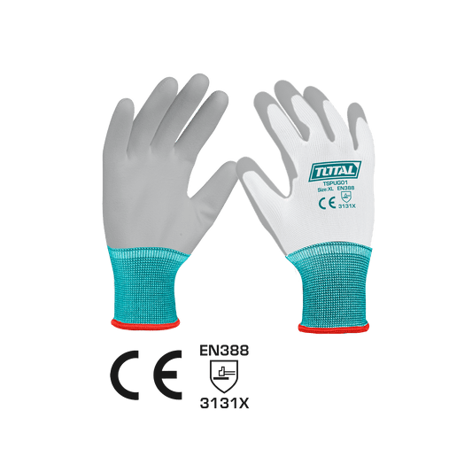 Total Polyurethane Gloves (PU) Coated Gloves - TSPUG01