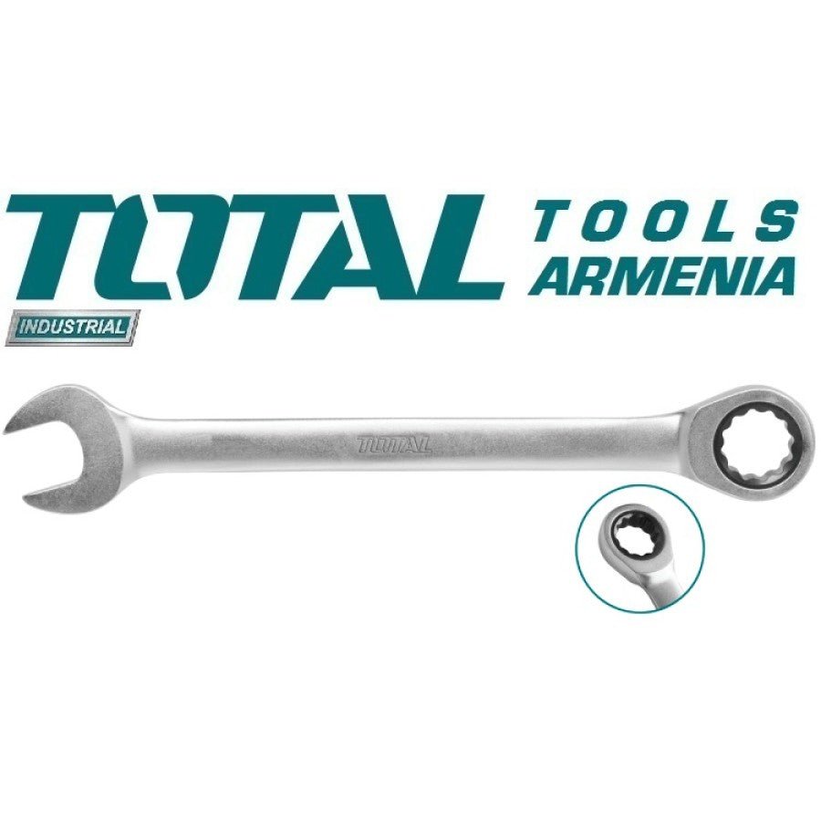TOTAL Ratchet spanner 9mm -TCSPAR091