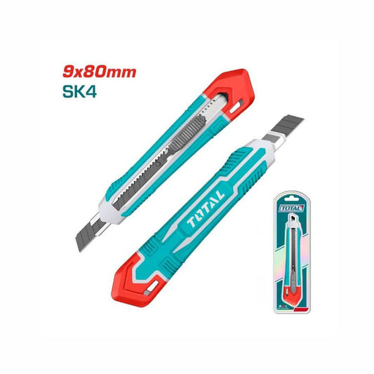 TOTAL Retractable Blade Knife 9x80mm -THT5110925