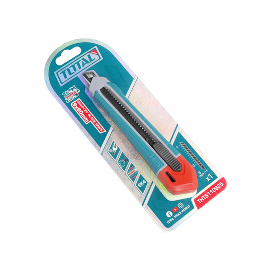 TOTAL Retractable Blade Knife 9x80mm -THT5110925