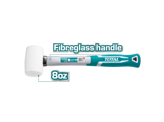 TOTAL Rubber Hammer 220g (8oz) -THT76836