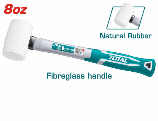 TOTAL Rubber Hammer 220g (8oz) -THT76836
