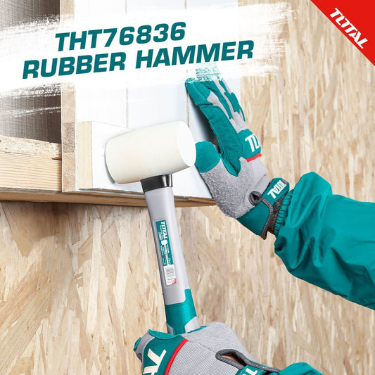 TOTAL Rubber Hammer 220g (8oz) -THT76836