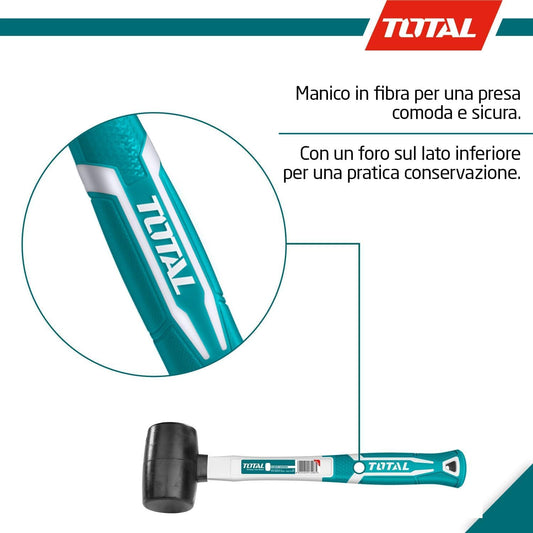 TOTAL RUBBER MALLET 450g -THT761616