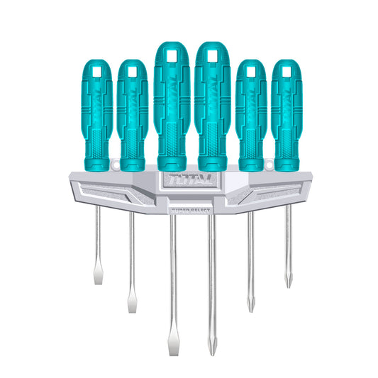 TOTAL Screwdriver Set 6 Pcs Set -THTDC250601