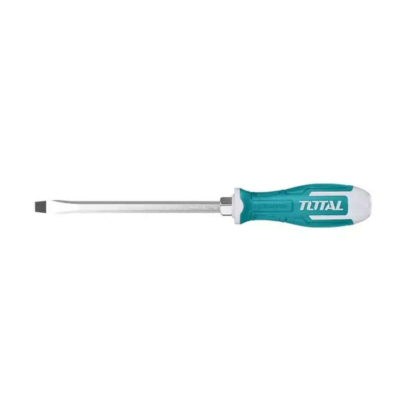 TOTAL Slotted Go Through Screwdriver SL6.5 x 150MM -THGS61506