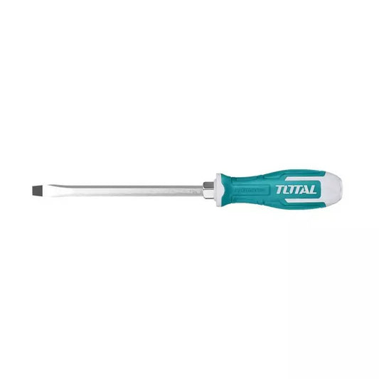 TOTAL Slotted Go Through Screwdriver SL6.5 x 150MM -THGS61506