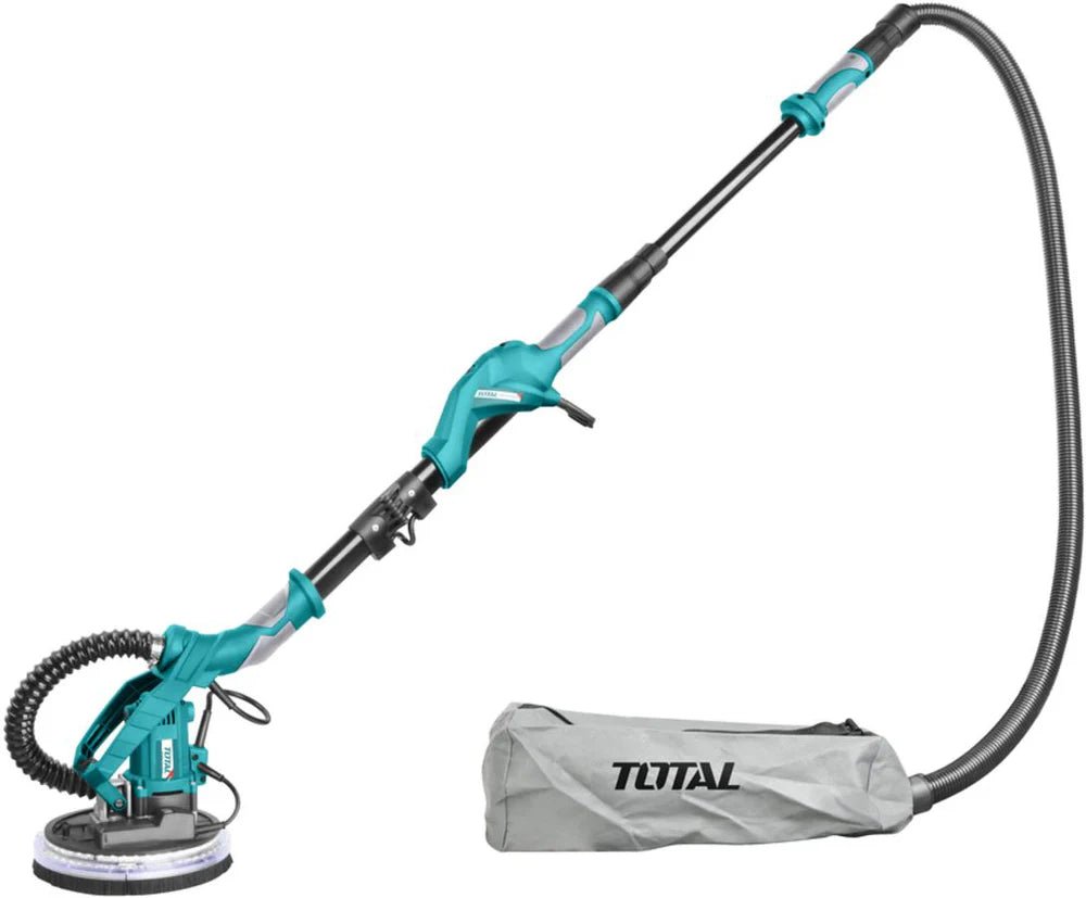 TOTAL TWS10501 Drywall Sander 1050W with LED Light – Variable Speed Wall & Ceiling Sander