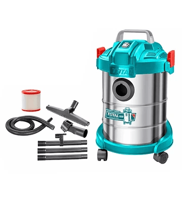 TOTAL Wet & Dry Vacuum Cleaner 1300W, 30L Capacity