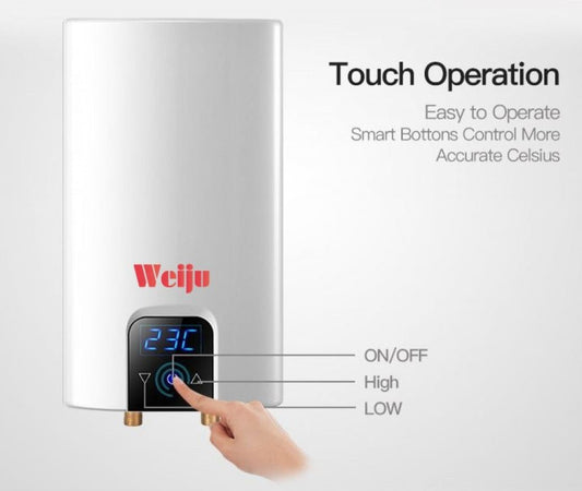 Weiju Instant Electric Water Heater 7500W White