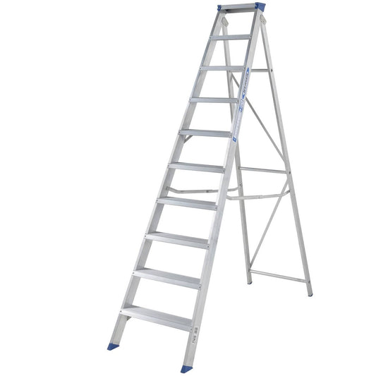 ZAMIL 10 Step Aluminum Heavy Duty Extendable Ladder DPL10 (3.05m- 5.64m)