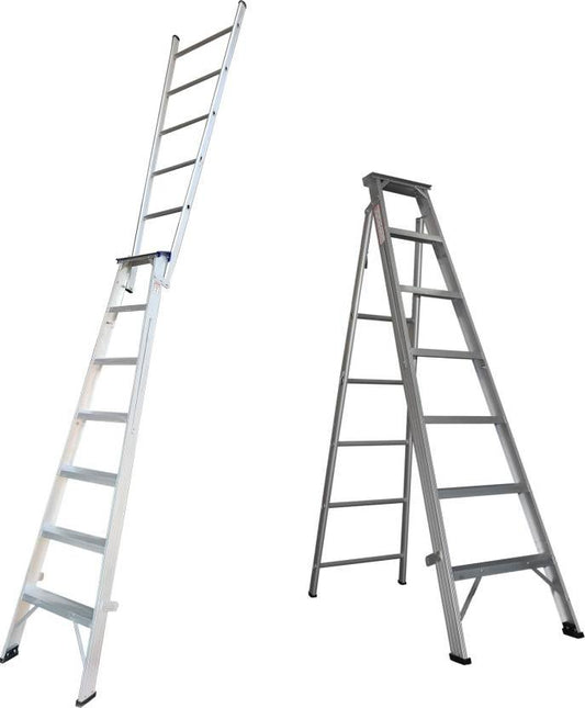 ZAMIL 7 Step Aluminum Heavy Duty Extendable Ladder DPL7 (2.13m-3.81m)