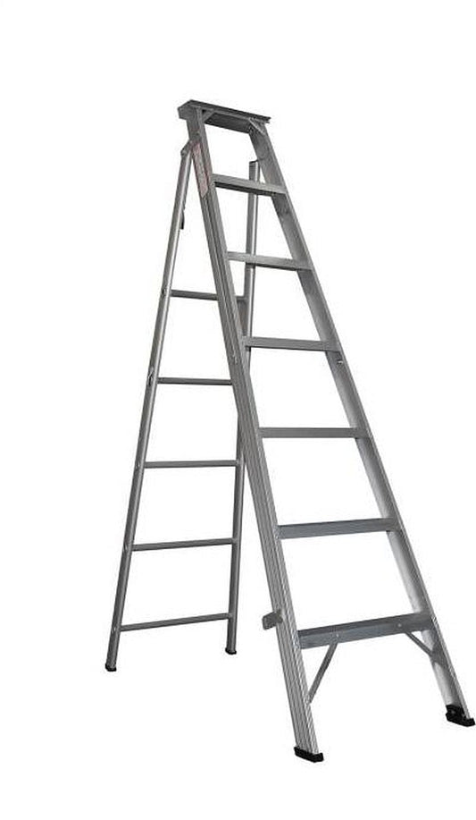 ZAMIL 7 Step Aluminum Heavy Duty Extendable Ladder DPL7 (2.13m-3.81m)