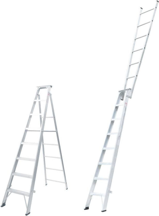 ZAMIL 8 Step Heavy Duty Extendable Ladder DPL8 (2.44m-4.42m)